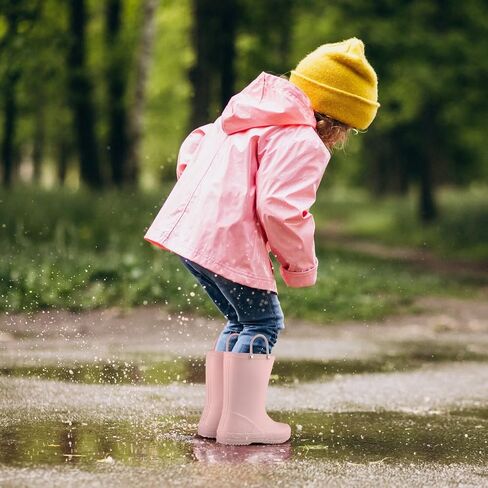 JUDIS Kids Rain Boots Waterproof with Easy-on Handles Boys and Girls Rain Shoes in Saudi Arabia