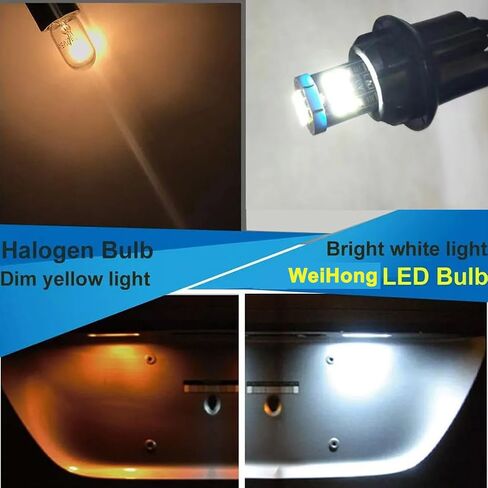 10 قطعة لمبة T10 W5W LED CANBUS 12V NON POLOR 194 WEDGE CAR INTERIOR DOME LIGHT LIGHT LIGHTION in Kuwait