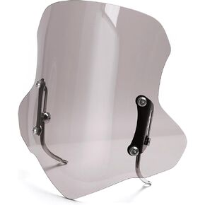 Minho Motorcycle Scooter Windshield 4 millimeters Clear Plastic Acrylic comes with mounting hardware in PC Material for Most Scooter Mopeds