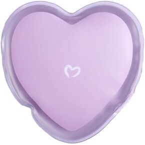 Pure Romance Purple Reusable Heart Massager - Use with Your Favorite Massage Oils or Lotions - Doubles as a Handwarmer - Includes a Sensual Massage Guide