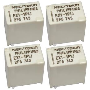 الترحيل ex1-1f1j (مجموعة من 4) ، ex1-1f1j 2f5 743 dip-5 ، 30a 12vdc 5pins ترحيل-حل موثوق لمضخة الوقود tipm ، استبدال Ex1-2u1s ، ex1-2u1 ، ex1-2u1l