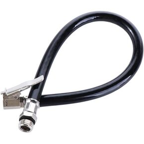 Leadigol 14.5'' Tire Inflator Extension Tube,Tire Inflator Hose Adapter,Portable Tire Valve Air Chuck Lock Quick Air Release Extention Replacement Hose for Car Motorcycle Bike