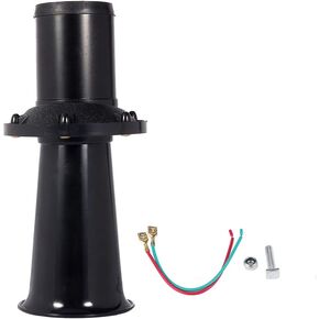 12V 110DB Auto Car Truck Antique Vintage Old Horn Siren AHH-OOO-GAH AHOOGA OOGA for Cars Trucks RV's or Any 12V Vehicles (Black)