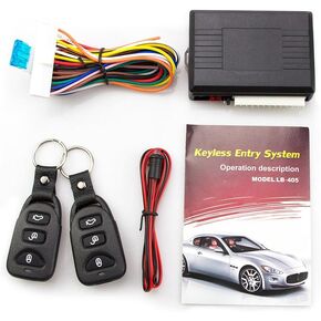 Universal Car Vehicle Security Car Door Lock Keyless Entry System Remote Central Control Box Kit