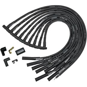 Moroso WIRE SET,ULTRA 40,SLEEVED,BBC,BLACK 73819