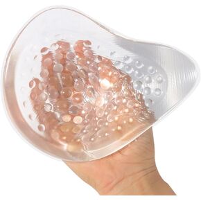 Symmetrical Mastectomy Breast Prosthesis,Massage Post-Surgery Breast Form Spiral Bra Insert Pad for Swimming(1 Piece)