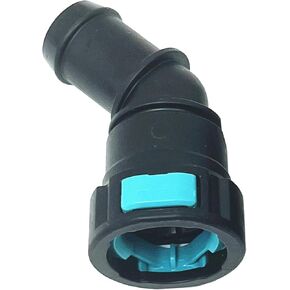 Coolant Hose Connector Adapter,Radiator Pipe Line Fitting for Land Rover Defender,Range Rover,Velar,Evoque,for Jaguar F-PACE,XF,E-PACE,F-TYPE,Engine Heater Hose Assembly Junction 45° Elbow 18mm