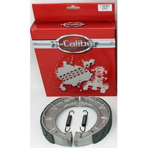 QUALITY WATER GROOVED Rear Brake Shoes & Springs FOR THE 1999-2004 Yamaha YFM 250 X Beartracker & the 1992-2000 Yamaha 250 Timberwolf 2x4 4x4 ATVs