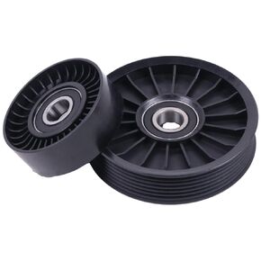 Serpentine Belt Idler Pulley Set 864625T 8M6500024 Compatible with Mercruiser V6 V8 4.3 5.0 5.7 6.2L