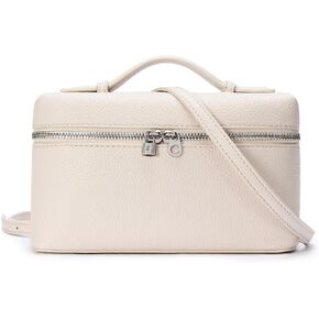 KALIDI Crossbody Bag for Women Small Top-Handle Pouch Designer Shoulder Handbag Quiet Luxury Leather Trendy Purse