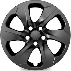 4 عبوات Hubcaps متوافقة مع Toyota RAV4 2019 2020 2021 2022 2023 2024 ، 17 بوصة 17 "العجلة الصلب ، أغطية العجلات ، snap على استبدال الإطارات (اللون الأسود)