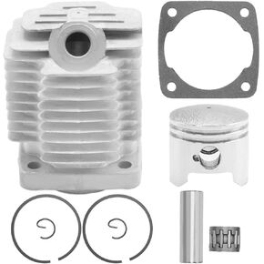 44mm Big Bore Cylinder Piston Ring Kit, Cylinder Piston Kit, Replacement for 2 Stroke Engine 43cc 47cc 49cc Pocket Mini Dirt Bike ATV Quad Gas Scooter