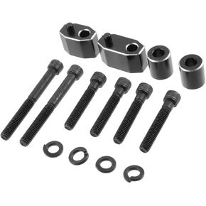 1 Set Motorcycle 1" Driver Floorboard Extenders Kit for Harley Touring Road King Electra Glide Road Glide 2009-2023 Item Replacement