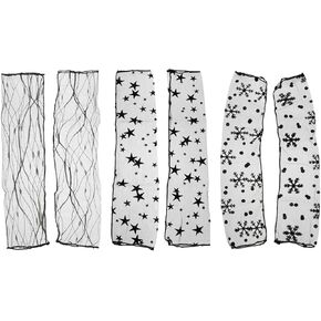 SUPVOX 3 Pairs Sleeve Fashion Lace Protective Arm Cover Miss
