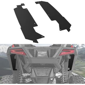 Rear Wheel Well Block Offs Splash Fender for Polaris RZR PRO XP/ XP4/ PRO R 2020-2024 Accessories, Inner Chassis Guard Mud Flaps, All Weather Protection(2PCS)