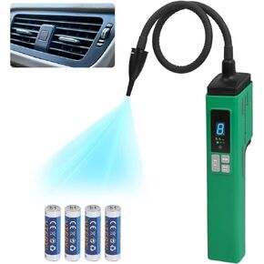 Freon Leak Detector Digital Display HVAC Refrigerant Leak Detector Battery Powered Halogen Freon Sniffer with 3 Sensitivity Adjustments Air Conditioner Detection for R134a R22 R1234