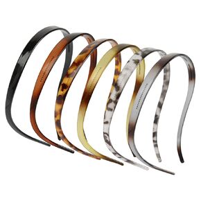 WOVOWOVO Sunglasses Headband for Women Non Slip - Plastic Head Bands for Women’s Hair with Teeth, Square Headband Like Sunglasses for Eyewear Glasses Wearers, 6PCS