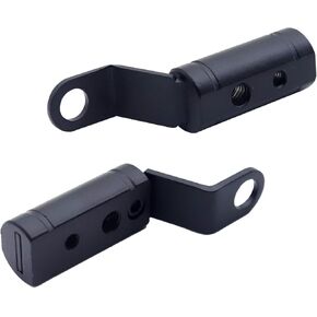 jose2015 Motorcycle Rearview Mirror Extend Holder m10 or m8 Motorcycle Rearview Extension Bracket (Black)