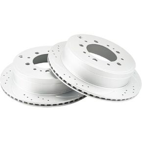KAC - Disc Brake Rotors | Brake Kit for Toyota 2007-2021 Tundra, Toyota 2008-2022 Sequoia, Lexus 2008-2011 2013-2021 LX570, Toyota 2008-2011 2013-2021 Land Cru-iser Automotive Replacement Brake Rotors
