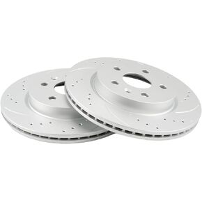 KAC - دوارات فرامل القرص | Brake Kit for Chevrolet 2013-2015 Malibu ، Chevrolet 2014-2020 Impala ، Buick 2010-2016 Lacrosse ، Cadillac 2013-2019 XTS ، Automotive Replace Brake Rotors ، 55179