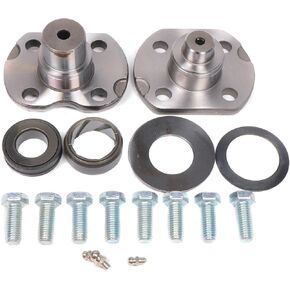 FridayParts Front Axle King Pin Kit 2616-KPK1 Compatible for CASE 570LXT 570MXT 580L 580M New Holland Backhoe Loader 555E 575E 655E 675E Replacement
