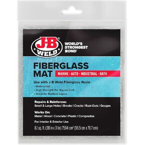 J-B Weld Fiberglass MAT 8 sq. ft (38" x 31")