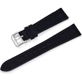 Super Soft Quick Release Suede Leather Watch Band – 18/19/20/22mm Universal Fit for Men Women Replacement Strap