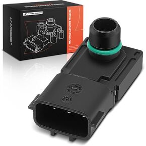 A-Premium Manifold Pressure (MAP) Sensor [3 Pins] Compatible with Nissan Rogue Select 2014, Versa 2017-2019, Murano, TITAN, Armada, Juke, NV200, Xterra, Cube, NV1500, NV2500, NV3500 & Infiniti QX60