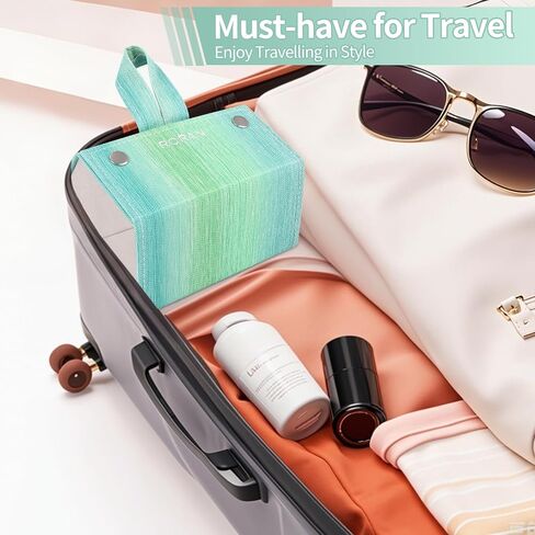 Sunglasses Organizer, Portable Eyeglasses Holder Glasses Storage Box for Women Men, Folding Case Hard Shell, Gradient Design in Saudi Arabia