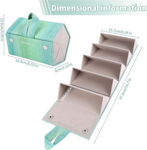 Sunglasses Organizer, Portable Eyeglasses Holder Glasses Storage Box for Women Men, Folding Case Hard Shell, Gradient Design in Saudi Arabia