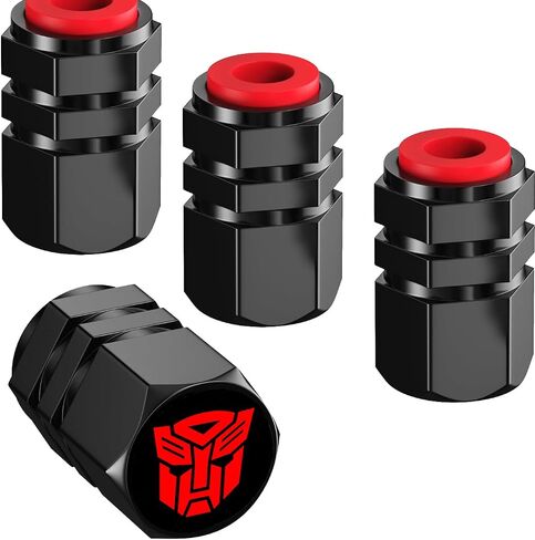4 Pack Black Tire Valve Stem Cap Cover for Spider-Man Belt O-Ring Seal Corrosion Resistant.Tire Valve Stem Air Cap in Saudi Arabia