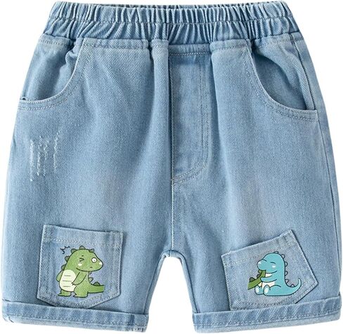 Toddler Baby Boys Denim Shorts Summer Casual Cargo Shorts in Saudi Arabia