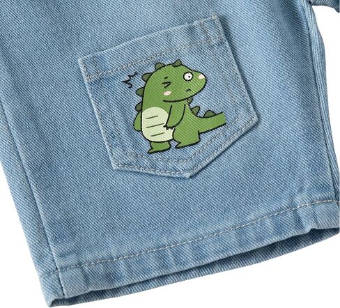 Toddler Baby Boys Denim Shorts Summer Casual Cargo Shorts in Saudi Arabia