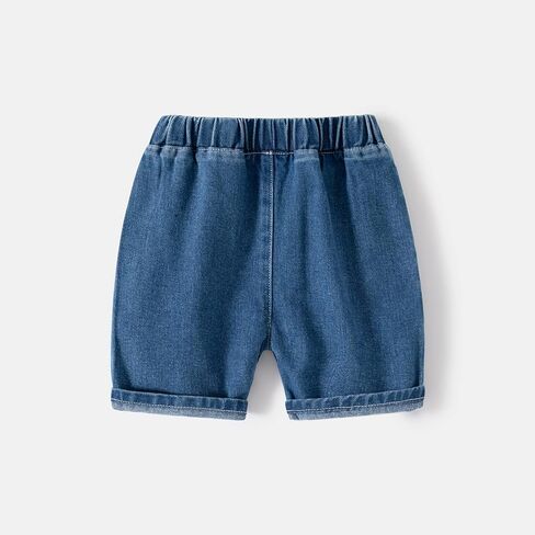 Toddler Baby Boys Denim Shorts Summer Casual Cargo Shorts in Saudi Arabia