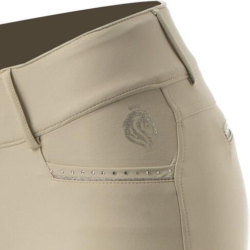 Equinavia Victoria Women's Silicone Knee Patch Breeches | Breathable Fabric | Stylish Details | Secure Grip in Saudi Arabia