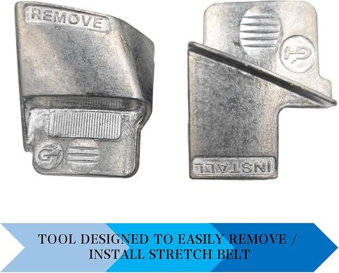 LAJIAOZ Stretch Belt Mate Kit,Metal Belts Remover, Stretch Belt Remover Installer Tool Set for Belts on Car, Truck, Cart, Skid-Steers and Other Automotive Tools(Metal) in Kuwait