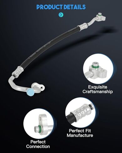 ضاغط تجميع خرطوم خط الخرطوم على خط خرطوم خط التفريغ ECCPP إلى المكثف 2011-2015 لـ Hyundai Sonata 2.4L in Kuwait