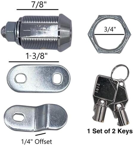 RV Designer L325 5/8 "Ace Compartment Lock ، (حزمة 4) in Kuwait