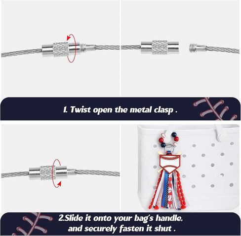 Sports Bag Tassel Charms for Women Personalized Mom Bag Sports Tassel Charm for Backpack Keychain mother gifts(Baseball) in Saudi Arabia
