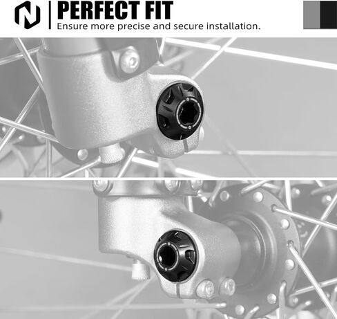 Black Front Wheel Axle Lock Nut Bolt Accessories Compatible with Segway X160 X260, Compatible with Surron Light Bee X/S/ L1E, See Fitment in Kuwait