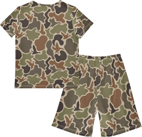 Exnundod Boy Shorts Set Ice Cream T-Shirt and Athletic Short Summer Kids Casual Outfit Sets 6-14Y in Kuwait