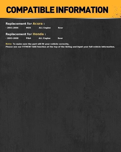 KAC - دوارات فرامل القرص | مجموعة الفرامل لـ Honda 2003-2008 Pilot ، Acura 2001-2006 MDX Automotive Brake Brake Rotors ، 31318 in Kuwait
