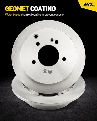 KAC - دوارات فرامل القرص | مجموعة الفرامل لـ Honda 2003-2008 Pilot ، Acura 2001-2006 MDX Automotive Brake Brake Rotors ، 31318 in Kuwait