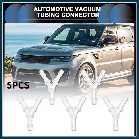 موصل أنابيب فراغ السيارات ، 3/16 "Car y على شكل 3 طريقة تركيبات خط الفراغات شفافة ، 5 أجزاء من أجزاء السيارات in Saudi Arabia