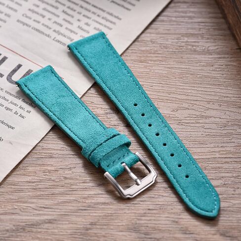 Super Soft Quick Release Suede Leather Watch Band – 18/19/20/22mm Universal Fit for Men Women Replacement Strap in Kuwait