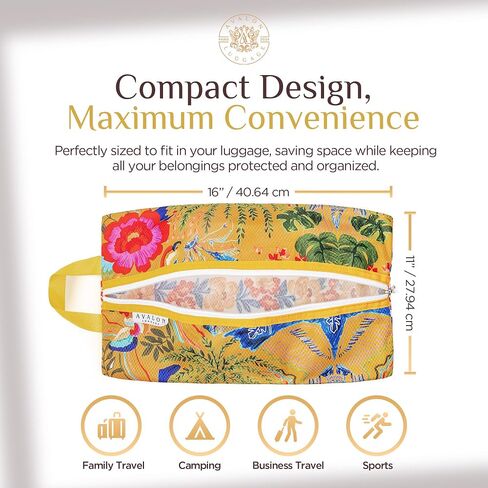 Shoe Bags for Travel - Footwear Organizer for Suitcases, Gym, Work Trips in Kuwait