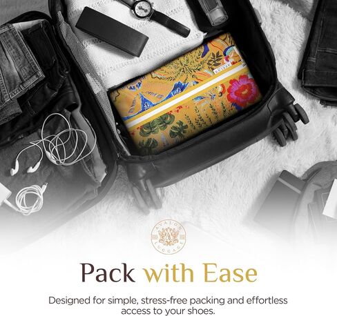 Shoe Bags for Travel - Footwear Organizer for Suitcases, Gym, Work Trips in Kuwait