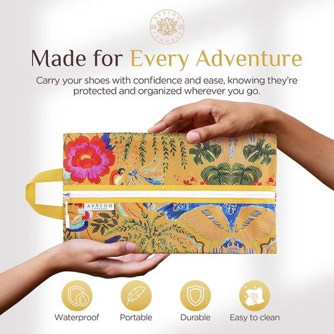 Shoe Bags for Travel - Footwear Organizer for Suitcases, Gym, Work Trips in Kuwait
