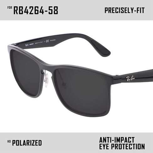 Polarized Replacement Lenses for Ray-Ban Chromance RB4264 58mm Sunglass in Saudi Arabia