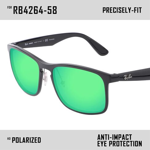 Polarized Replacement Lenses for Ray-Ban Chromance RB4264 58mm Sunglass in Saudi Arabia